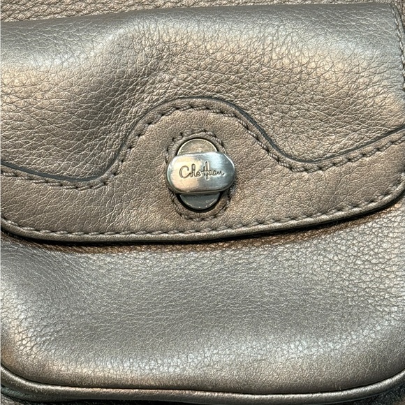 Cole Haan leather convertible handbag. Gray pebbled leather. Gorgeous! - Picture 4 of 10